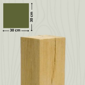 eiken houten sokkel 30 cm